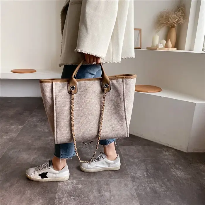 Sac à main en toile Simple pour femmes