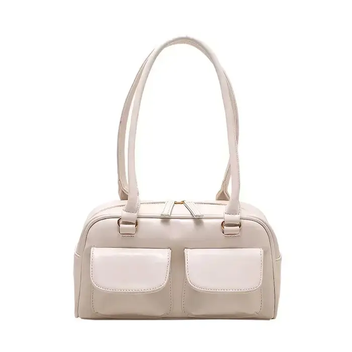 Rétro rouge femmes sacoche Hobo sac en cuir verni Multi poche luxe concepteur sac à main femme épaule sous les bras sac