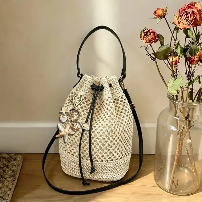 Sac à langer en cuir texturé grande capacité pour femmes