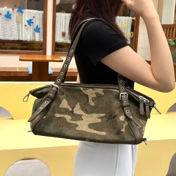 Sac à main camouflage de marque pour femme