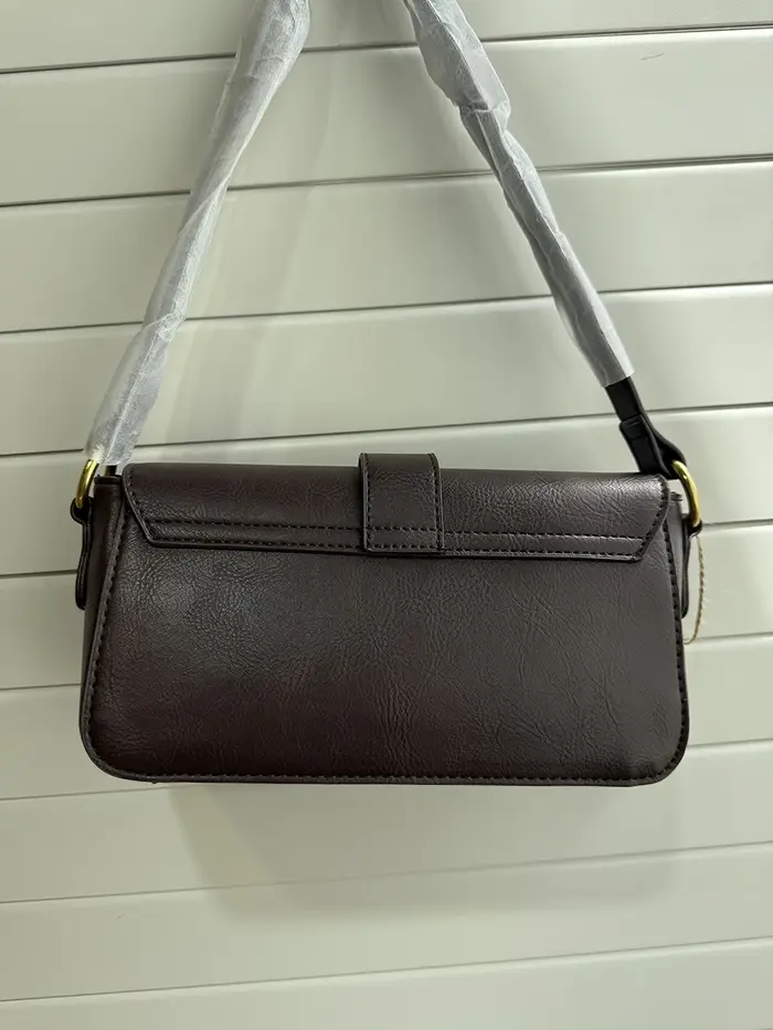 Sac à bandoulière marron en Pu pour femmes