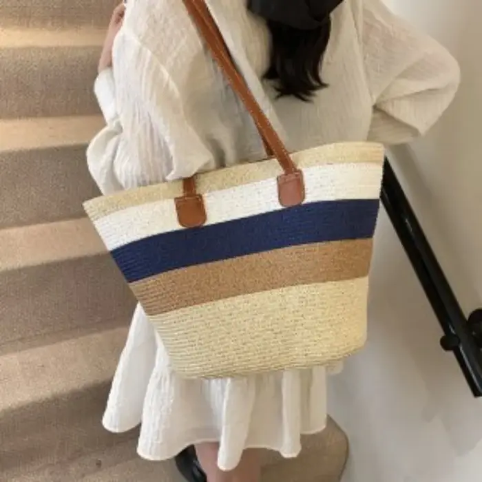 Sac à langer en cuir de luxe élégant