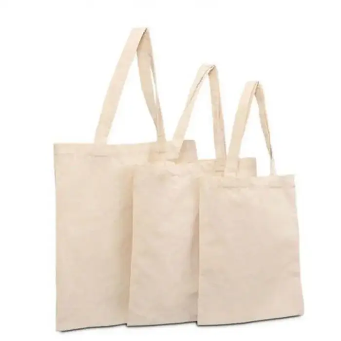 Sac fourre-tout en toile de coton de grande capacité