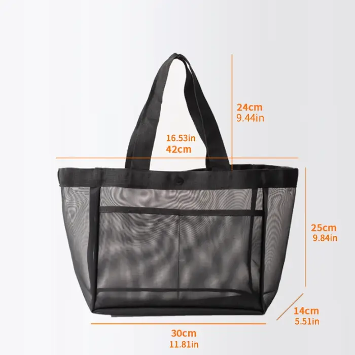 Sac à main en maille avec sac de rangement