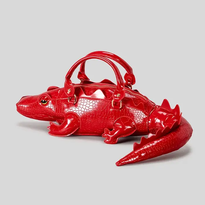 Sacs à main pour femmes au design crocodile simulé 2026