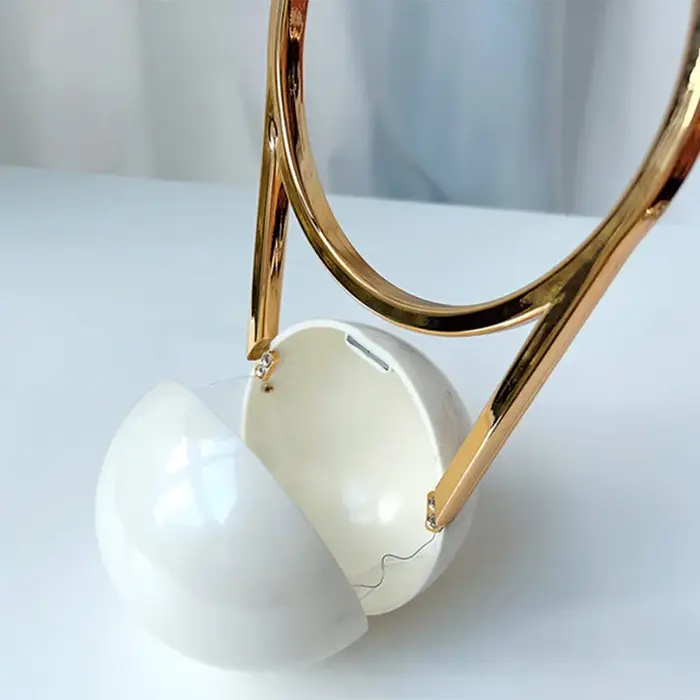 Pochette de soirée de luxe de styliste avec poignée en boule