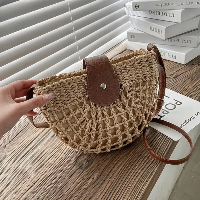 Sac de paille d'été pour femmes