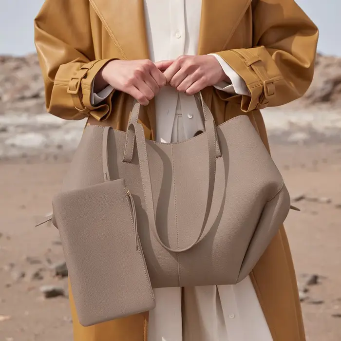 Sac à bandoulière Alirattan 2026 en cuir grande capacité, nouveau design tendance en forme de dumpli