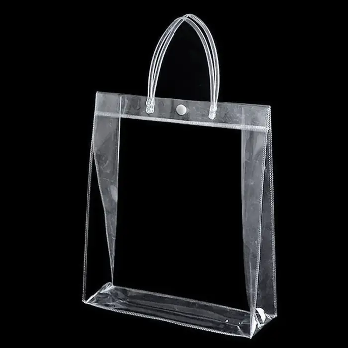 Sac à main en plastique PVC transparent de grande capacité