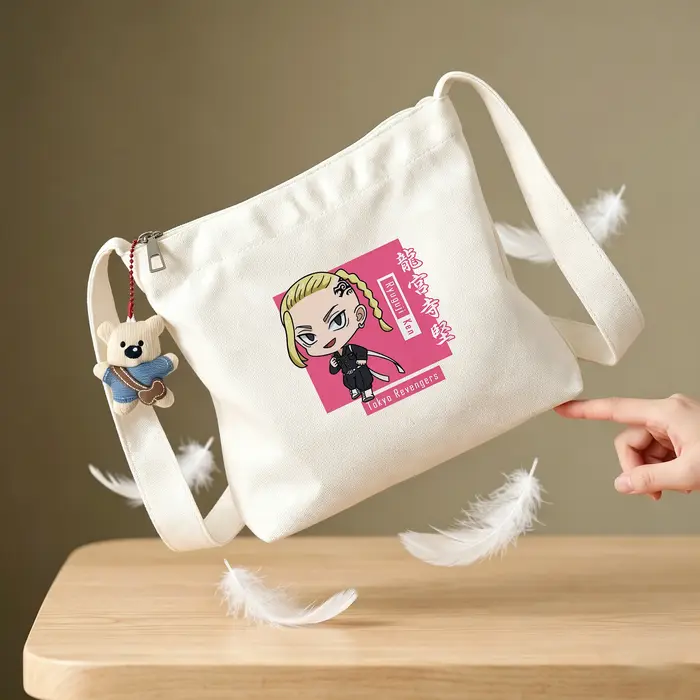 Sac en toile imprimé Kawaii Tokyo Revengers