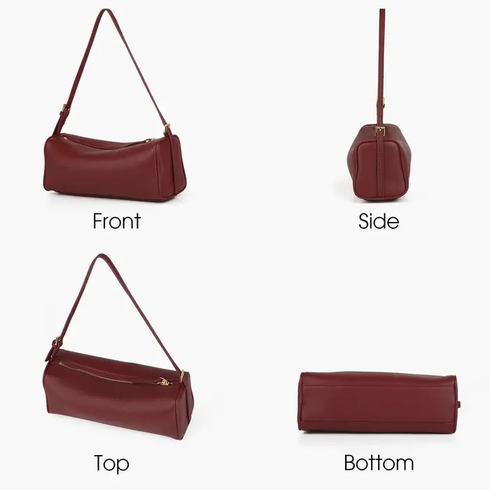 Donna-in – sac à main en cuir de vache véritable