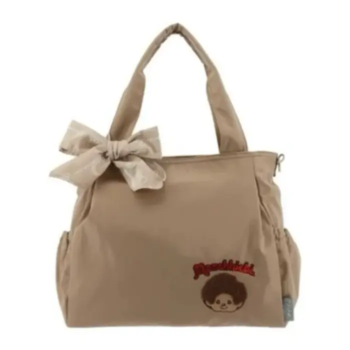 Nouveau Kawaii mignon japonais Mengqiqi brodé Oxford tissu sac à main grande capacité sac à bandoulière décontracté Hangable bagages voyage