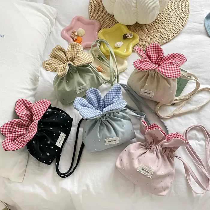 Pochette Téléphone Femme Rétro à Motif Floral Sacs à Bandoulière Petits