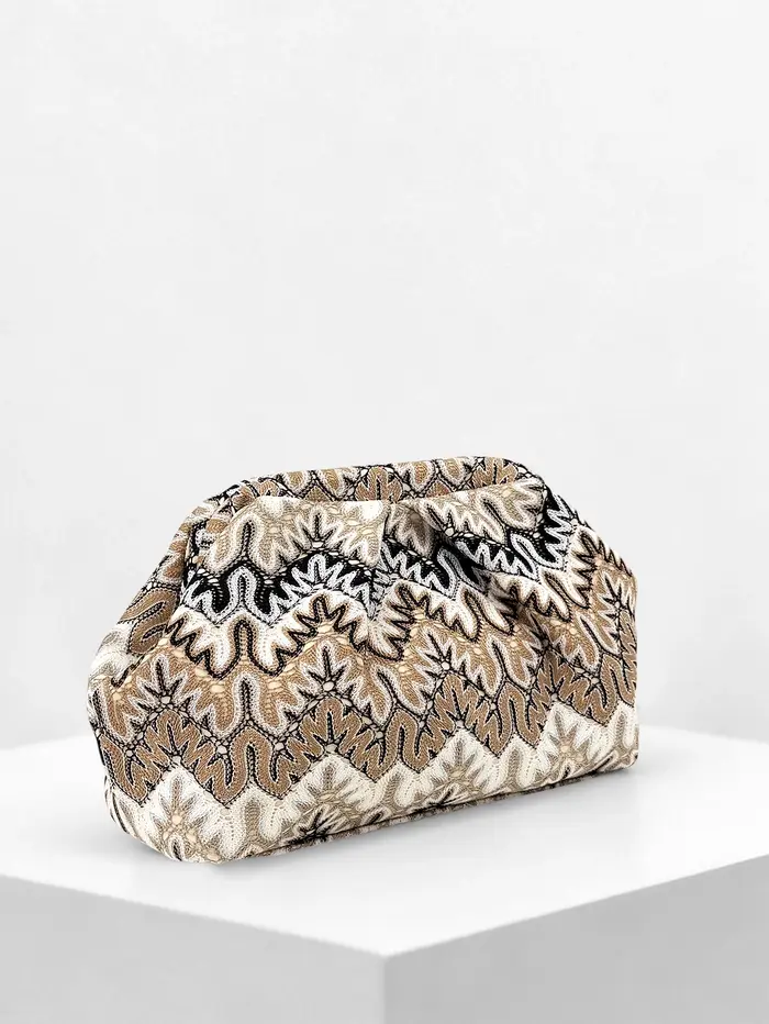 Nouveau Sac Pochette Jacquard Style Bohème 2026 pour Femme