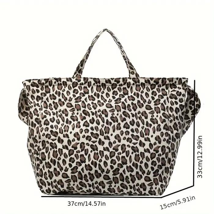 Sac Vintage imprimé léopard pour femmes