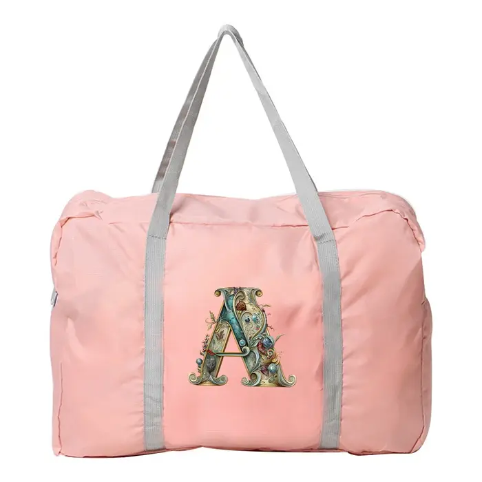 Sac de voyage pliable réutilisable grand format à motif imprimé graphique
