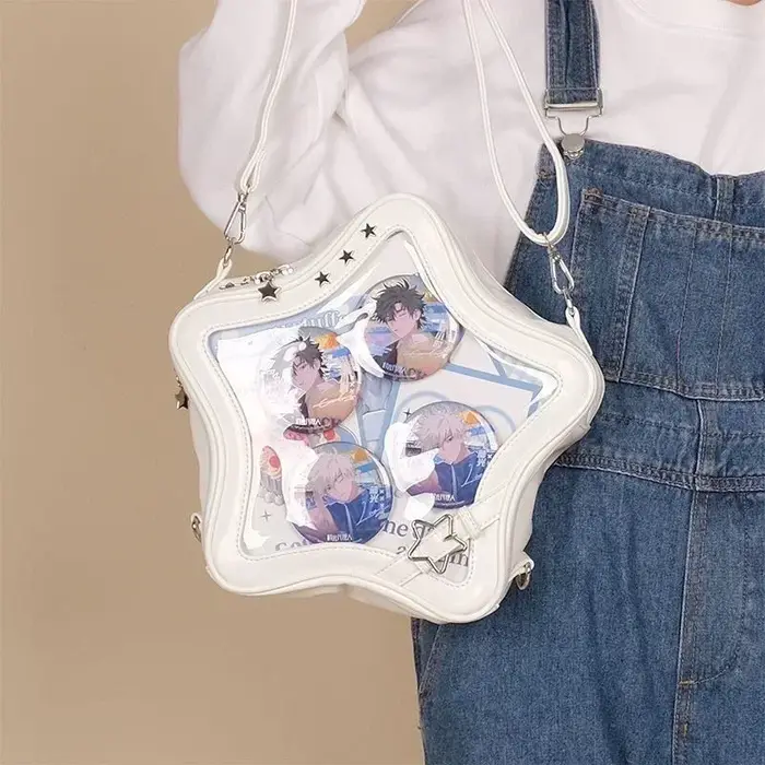 Nouveau Ita sac à dos 2026 populaire sac d'école Transparent pour les femmes doux Chic étoile sac à bandoulière affichage automne Bolsa Сумка