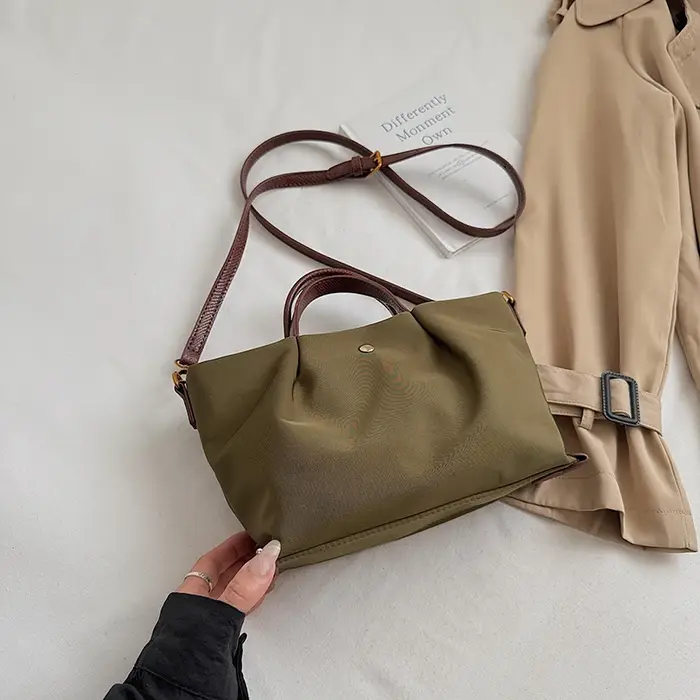 Sac à bandoulière simple tendance français, fourre-tout Oxford au Design classique pour femmes, sacs