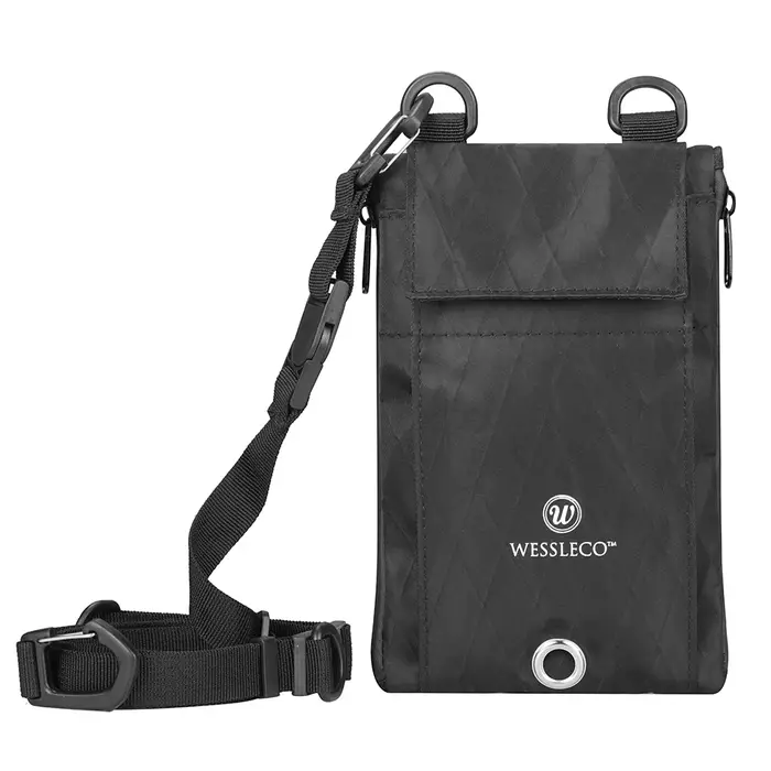 Sac pour téléphone portable avec sangle réglable, pochette portefeuille pour voyage ou usage quotidi