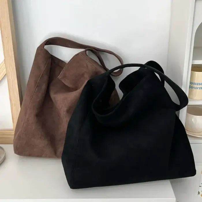 Sac à Main en Tissu Tweed pour Femmes
