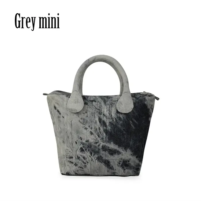 Sac à Main en Toile Denim pour Femme