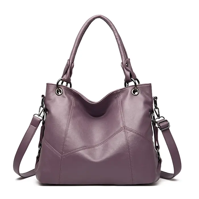 Sacs à main en cuir souple véritable pour femmes
