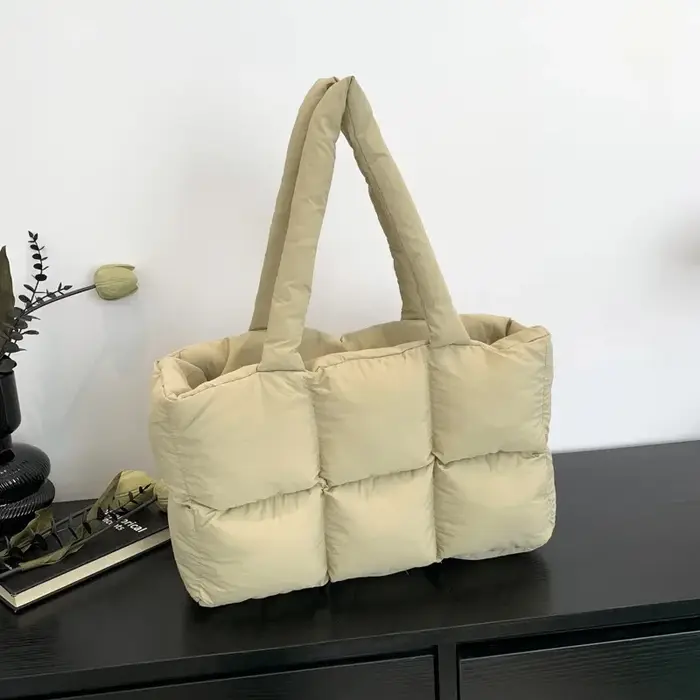 Sac matelassé à carreaux pour femmes