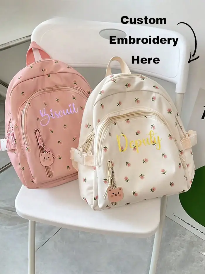 Mini sac à dos floral mignon pour filles