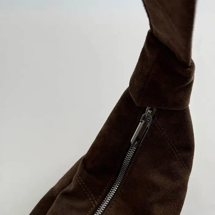 Sac à bandoulière en velours pour femmes