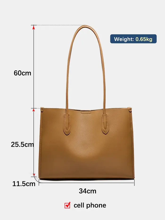 Nouveau Sac à Main Femme Kaki en Cuir Véritable