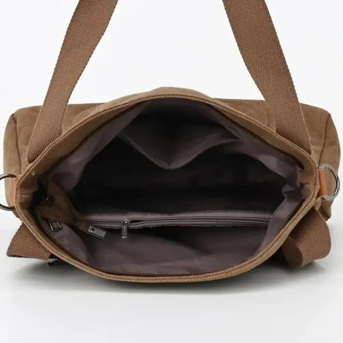 Sac fourre-tout en toile fonctionnel pour femme
