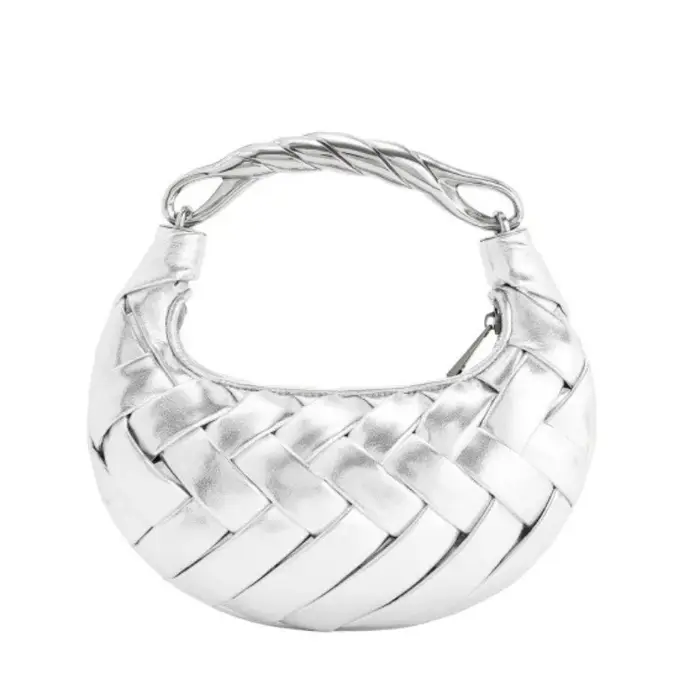 Sac à bandoulière tissé pour boulettes, sac à main de luxe tissé à la main, petit sac à main de styl