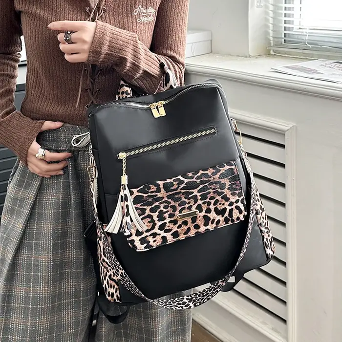 Sac à dos en nylon de grande capacité pour femmes