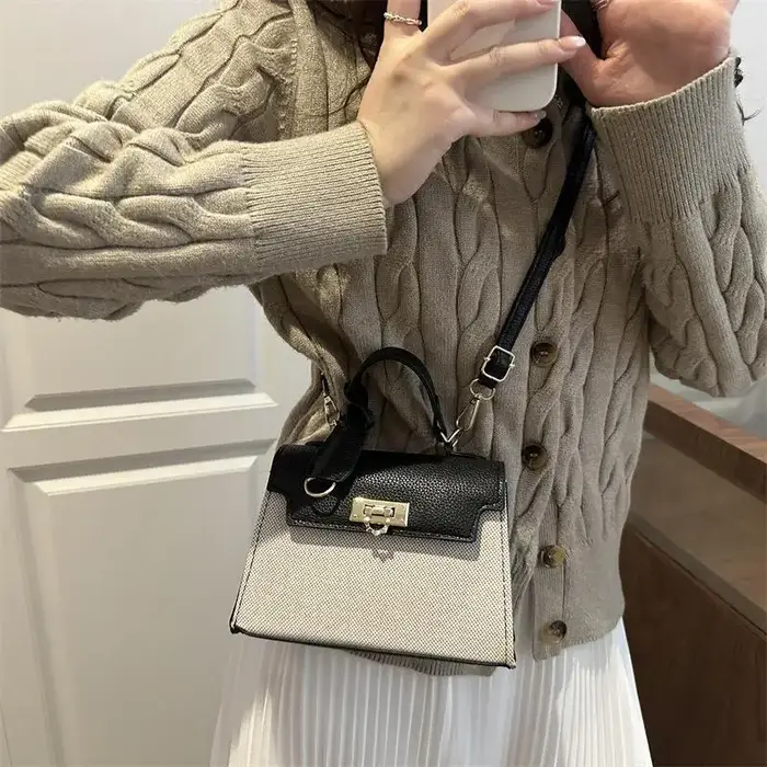 Sac fourre-tout bandoulière multifonctionnel élégant pour femme – Idéal pour les sorties