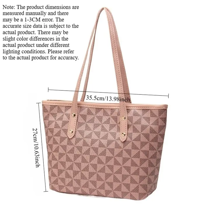 Sac à main vintage de luxe pour femme, imprimé monogramme, rivets, cuir PU, grande capacité, sac fou