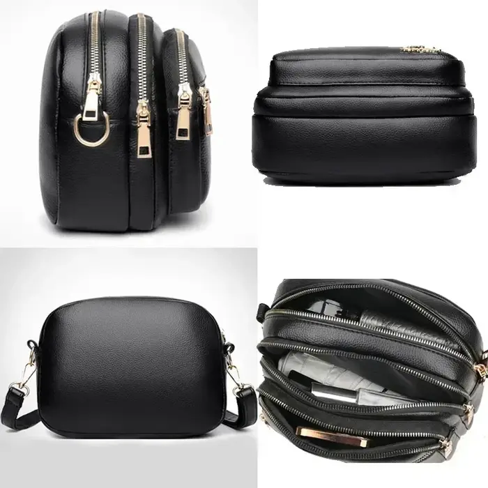Sac à main en cuir souple pour femme