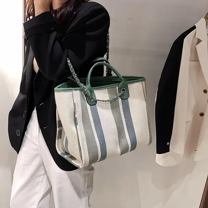 JOBig-Sacs à main en toile de luxe pour femmes
