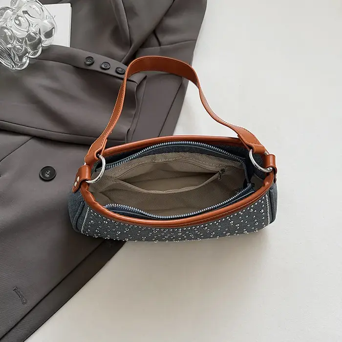 Sac à bandoulière Vintage en Denim pour femmes