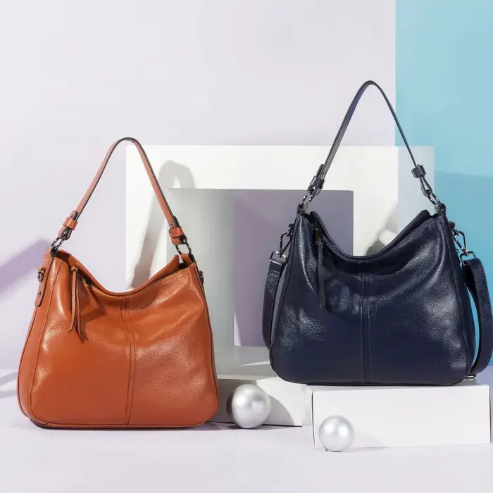 Zency – sac à bandoulière en cuir véritable pour femmes