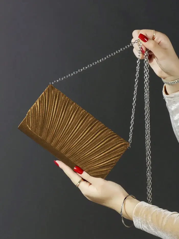 Pochette de chaîne de fille de fête de fille de mode classique, mini sac à main simple romantique de
