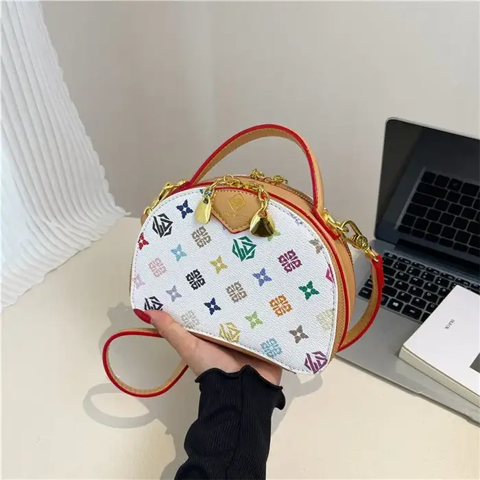 Sac à bandoulière rétro imprimé pour femme – Sac à main de haute qualité, décontracté, polyvalent, a