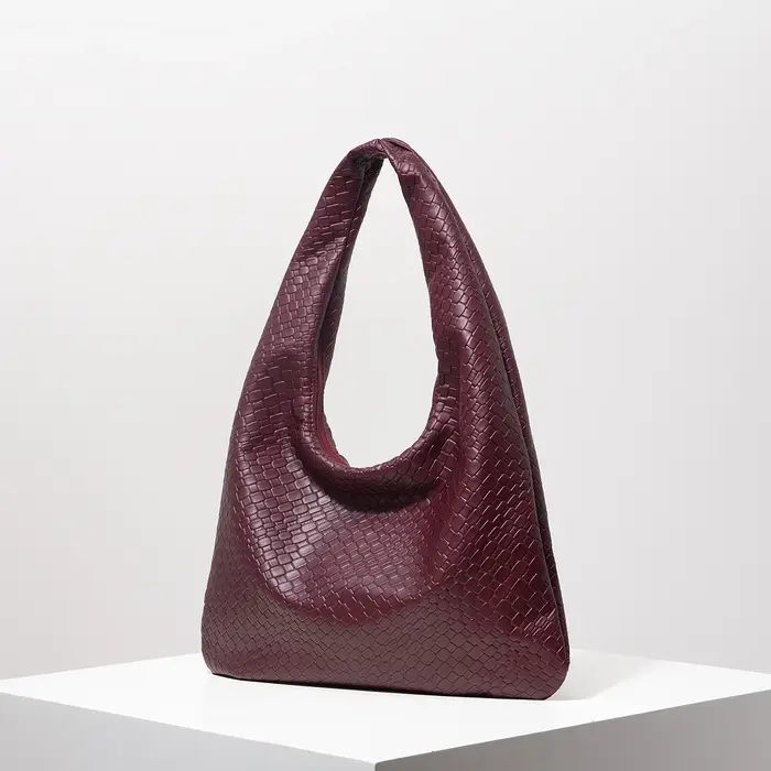 Sac à bandoulière vintage en similicuir tressé