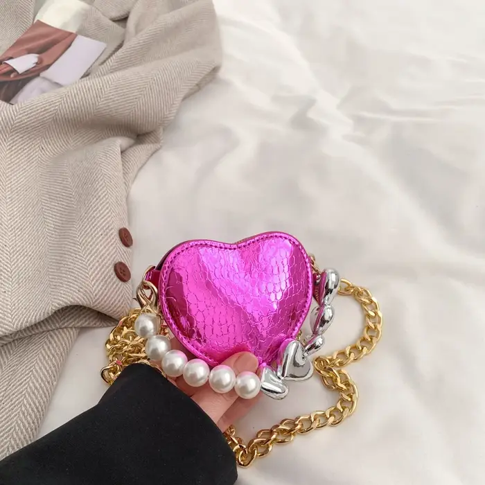 Mini sac à bandoulière en cuir PU pour femme