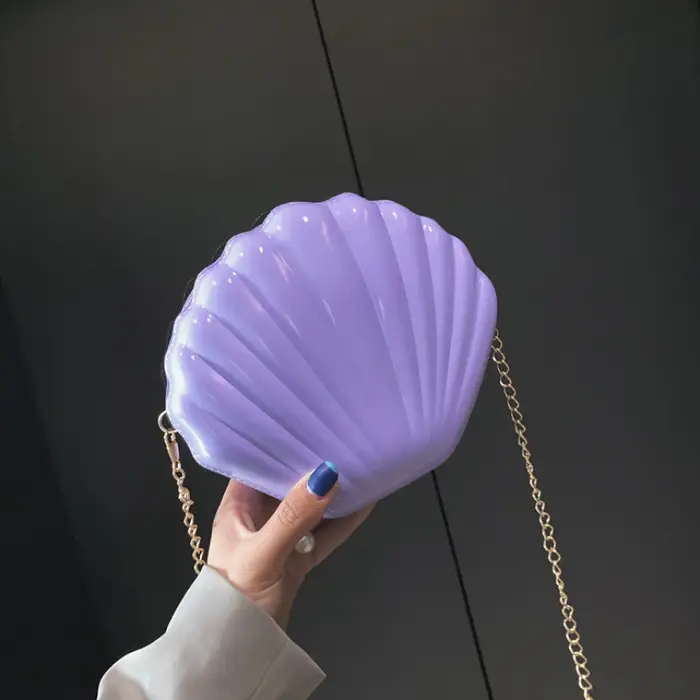 Mode femmes sacs à bandoulière coquille sac chaîne mignon paillettes petit sac téléphone argent pochette fermeture