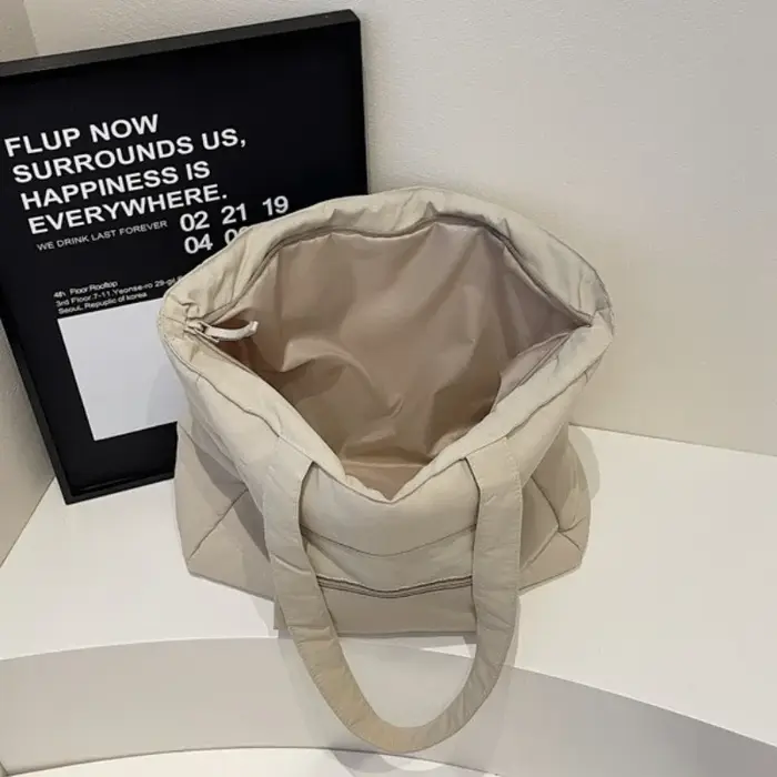 Sac fourre-tout en tissu de grande capacité