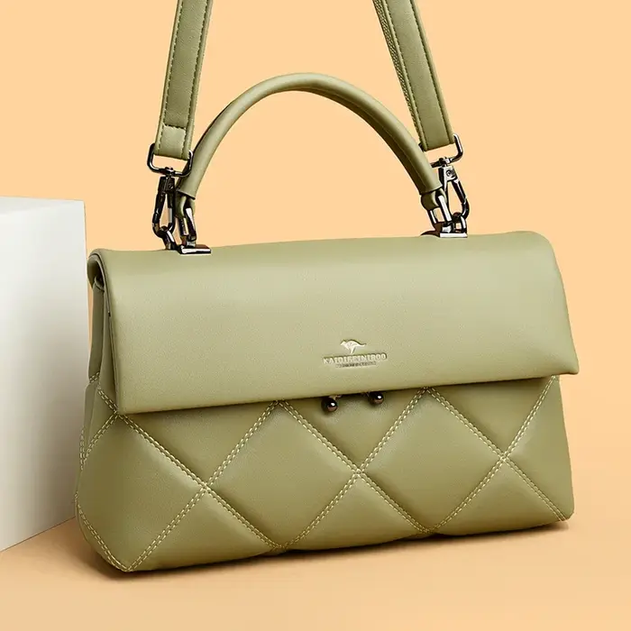 Sacs à main coréens en cuir souple pour femmes