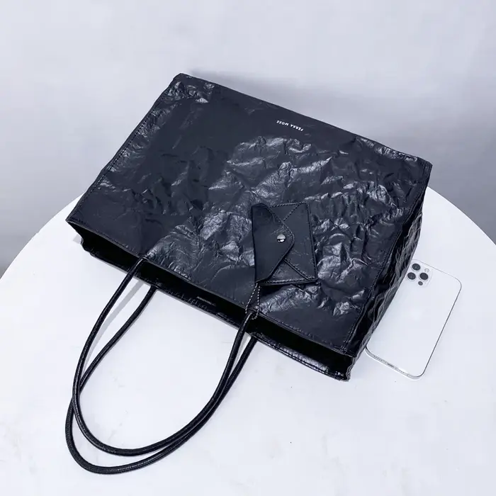 Sacs fourre-tout en papier kraft décontracté coréen pour femmes sacs à main et sacs à main de concep