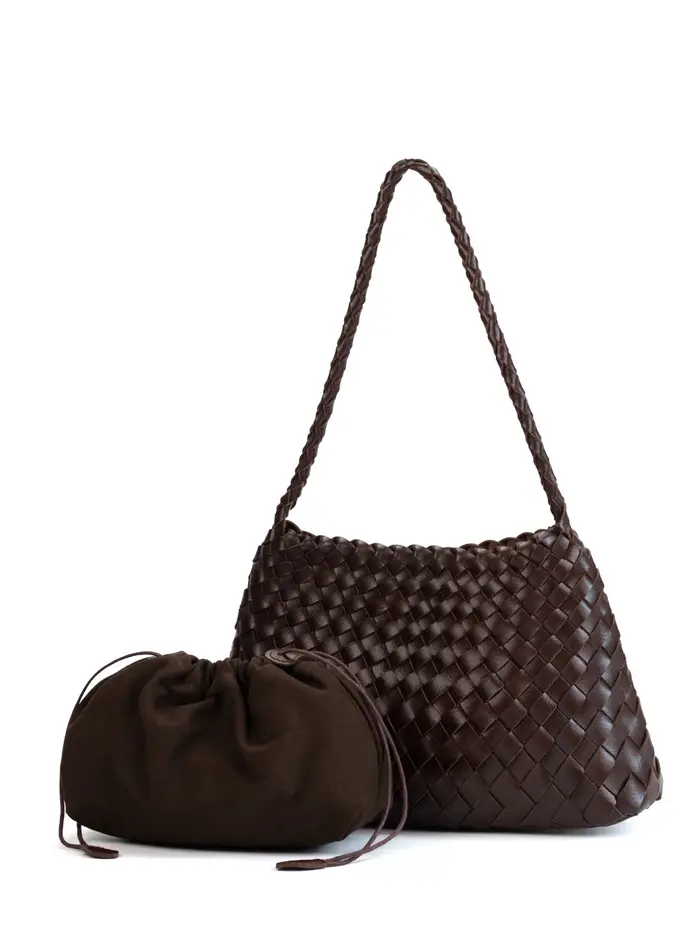 Sac à main rétro tissé