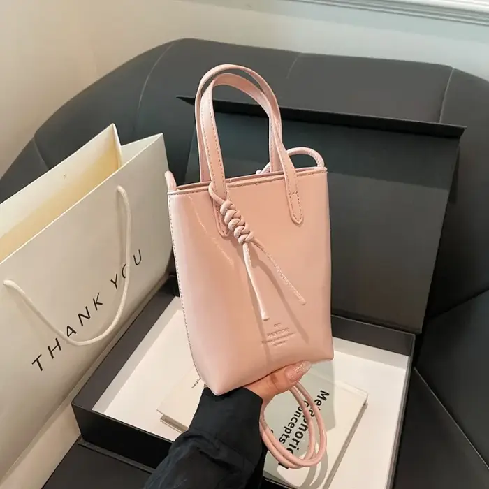 Sac bandoulière mini en cuir PU pour femme