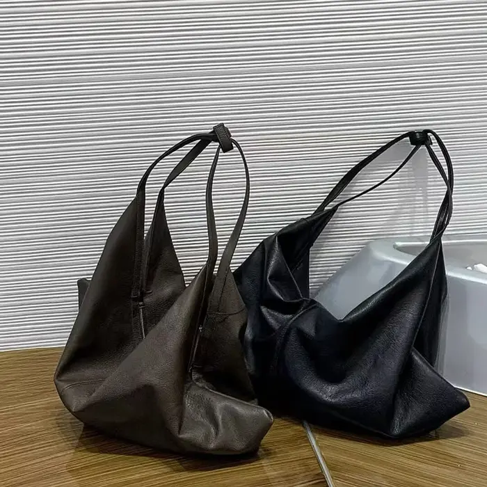 SHELKSBAG Sac à bandoulière ample surdimensionné pour femme en simili cuir souple sacs à main extra large sac